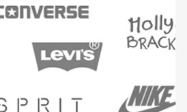 Converse, Levi's, Nike