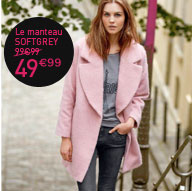 Le manteau Softgrey 49€99