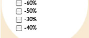 -60%, -50%, -30%, -40%