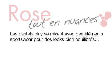 Rose tout en nuances
