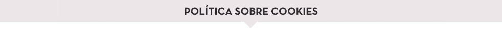 Política sobre cookies